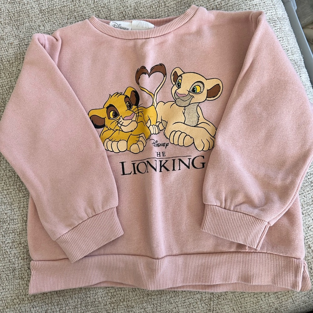 Zara Lion King Sweatshirt - 18-24 months